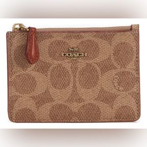 Coach Signature Mini Skinny ID Holder